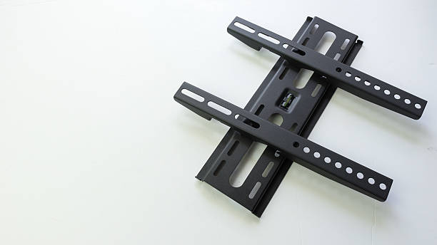 istock Grey color parts of wall mount brackets for LCD display 489911646