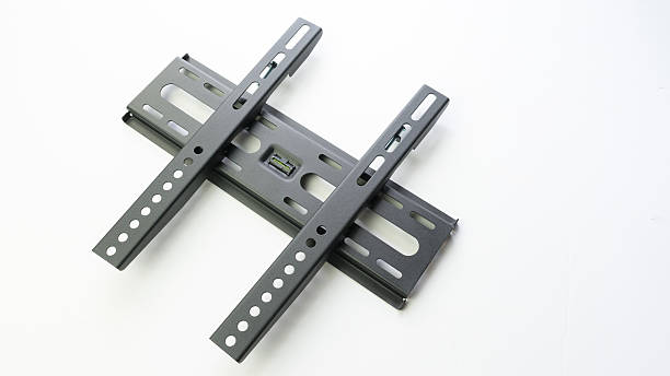 istock Grey color parts of wall mount brackets for LCD display 489911706