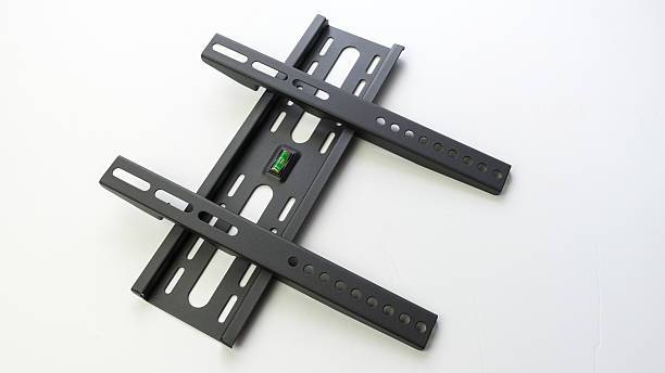 istock Grey color parts of wall mount brackets for LCD display 489911792
