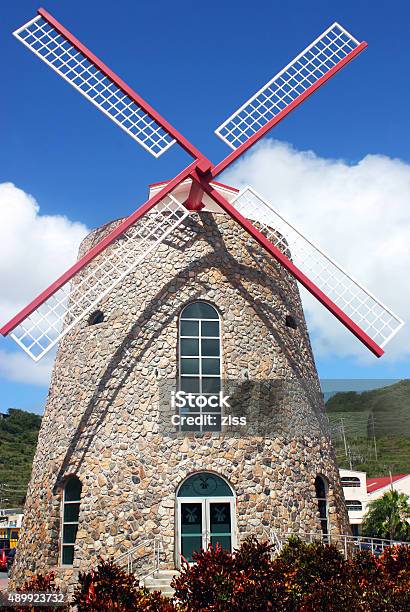 Windmill Stock Photo - Download Image Now - 2015, Agriculture, Architecture