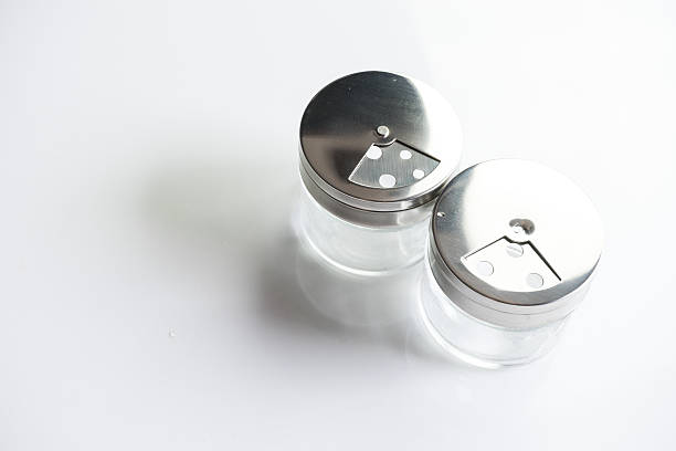 istock Spice shaker or salt shaker with a perforated metal lid 489923992