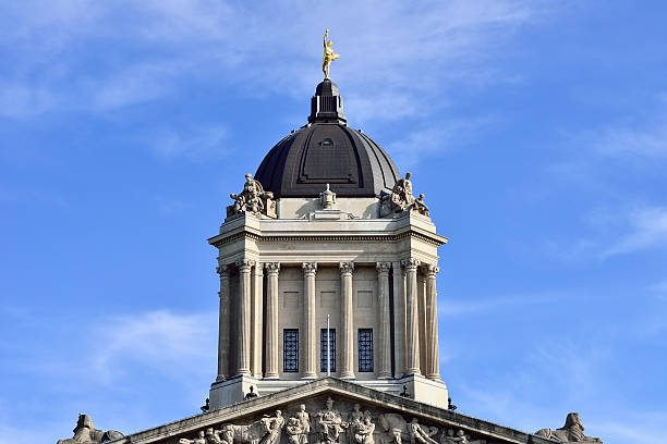 Manitoba Legislative Building stock photo