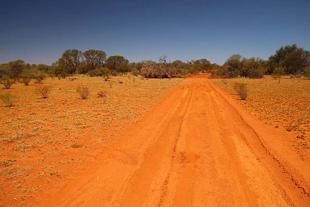 istock Desert track in Australian outback 489929074