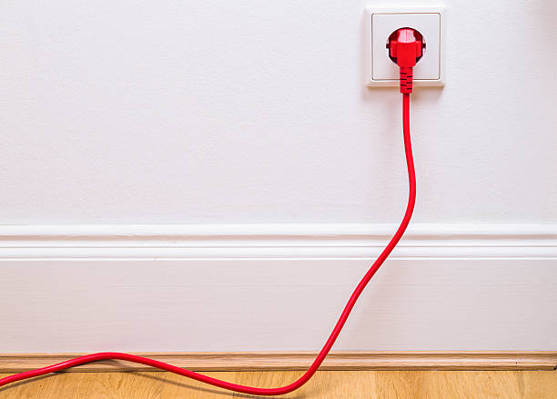 Power socket stock photo