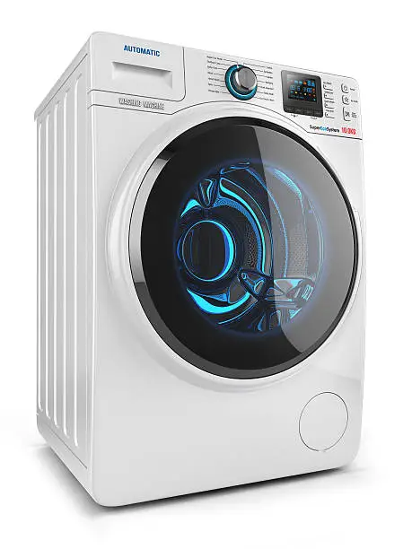 Photo of Washing machine isolated