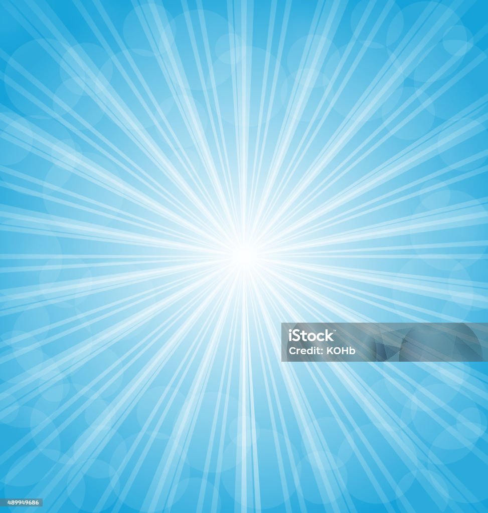 Summer Rays Background Summer Background Show Light Rays Stock Illustration - Download Image ...