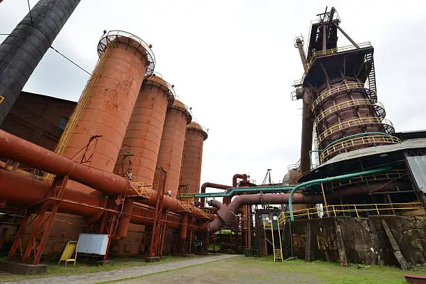Photo of Sloss furnaces in Birmingham Alabama,