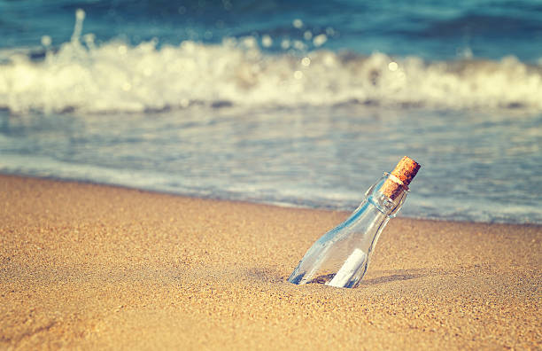 istock message in the bottle vintage photo 489950068