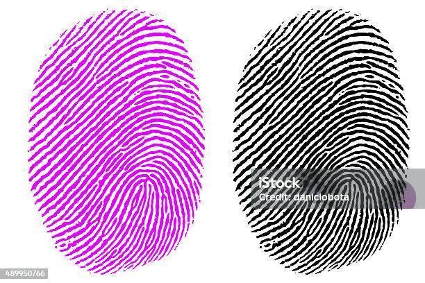Thumb Impression Stock Illustration - Download Image Now - Fingerprint, Thumbprint, Backgrounds