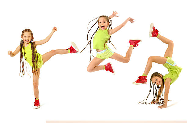 istock Happy sporty girl 489950800
