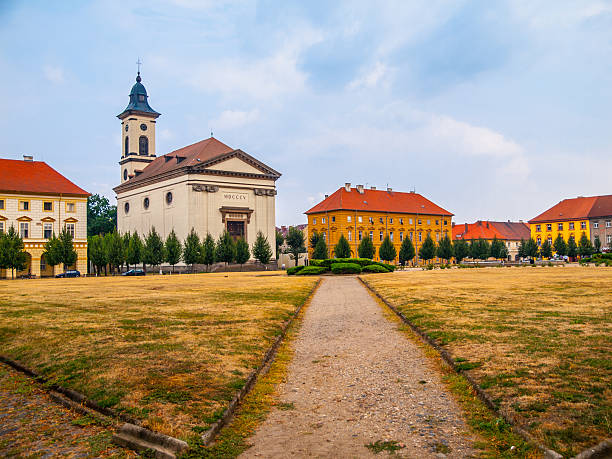 istock Town square in Terezin 489951316