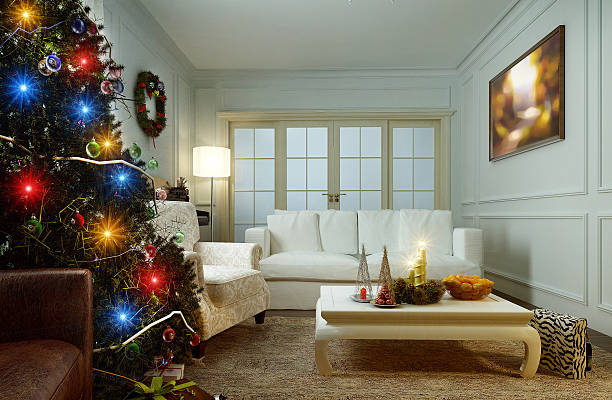 istock Christmas living room 489952594