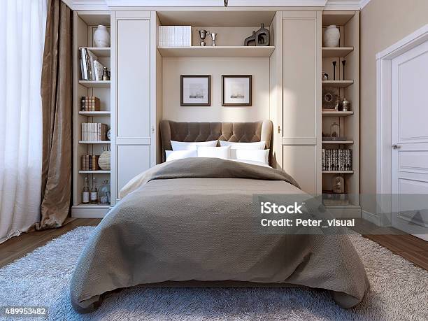 Bedroom Modern Style Stock Photo - Download Image Now - 2015, Avant-Garde, Baguette
