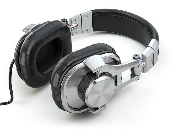 istock Headphones isolated on white background. 489953552