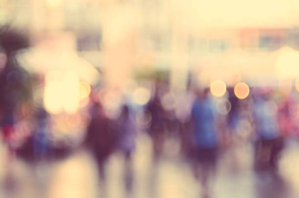 istock Blur people walking in shopping center mall abstract background. 489953910