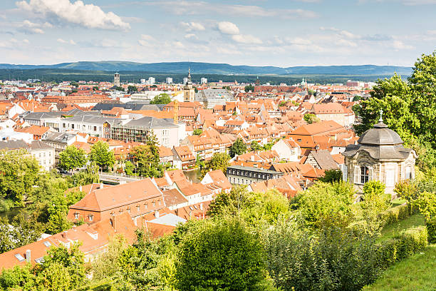 istock Aerial view over Bamberg 489954984