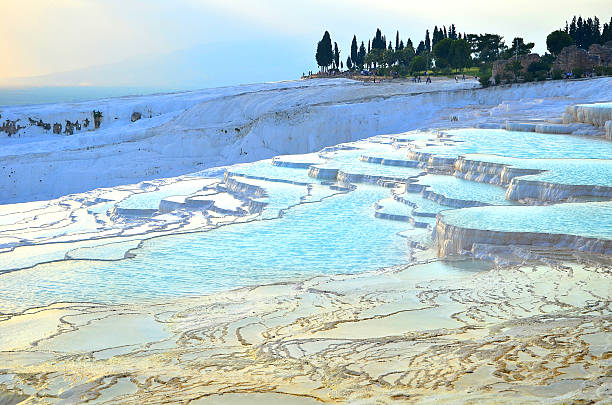 istock white terrace in Pamukkale 489960462