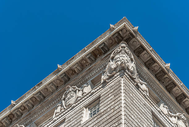 cunard building détail - cunard building photos et images de collection