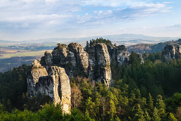 istock Sandstone rocks in Bohemian Paradise 489971147