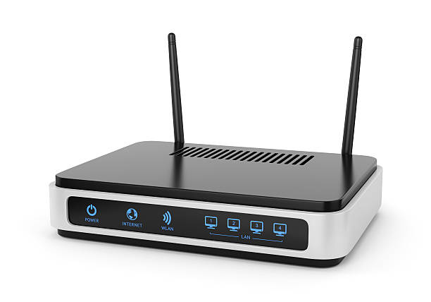 istock Illustration of wi-fi router 489972061