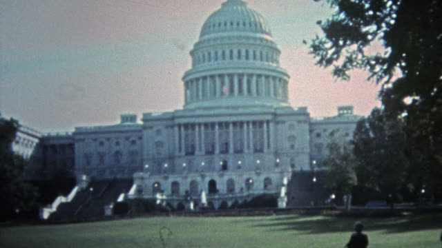 WASHINGTON DC 1975: White house and other DC national monuments and federal sites.