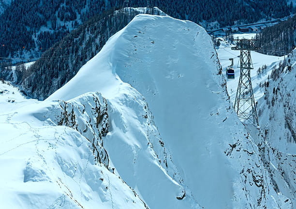 istock Ski lift between in winter mountain (Austria). 489975758