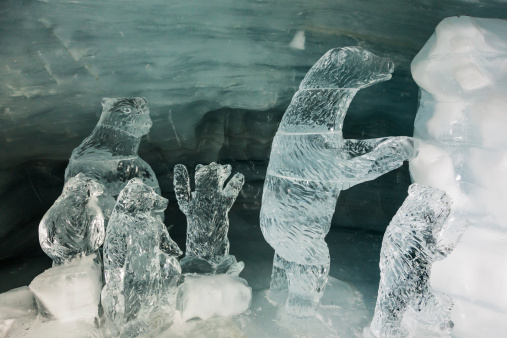 Ice Sculpture Polar Bears
