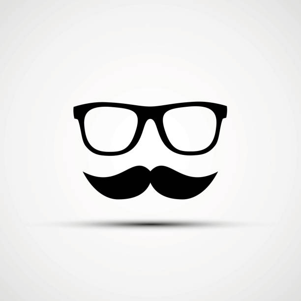 очки векторная иллюстрация - nerd glasses stock illustrations