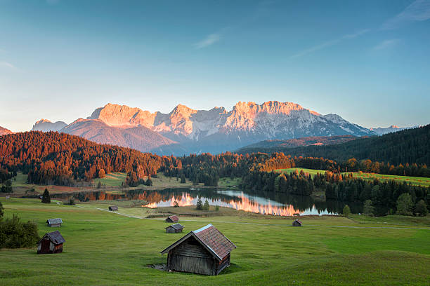 istock Alpenglow at Geroldssee in bavarian mountains 489982778