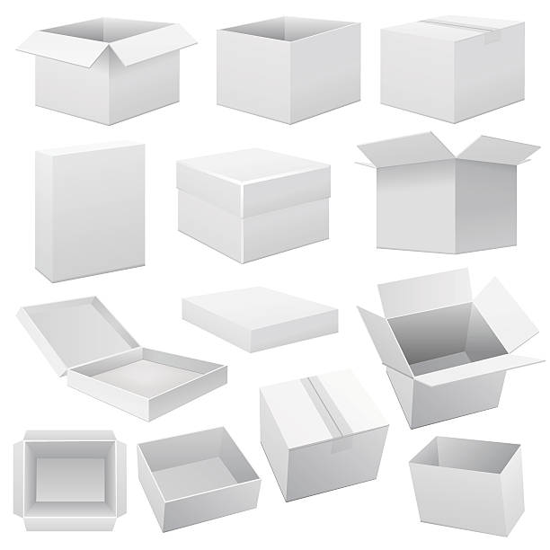 Box set. Vector Web vector art illustration