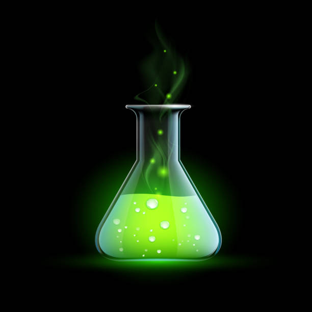 стекло мензурка - toxic substance poisonous organism bottle potion stock illustrations