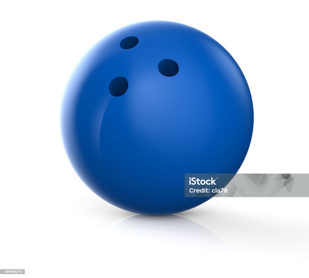 Blue bowling ball - Lizenzfrei Fotografie Stock-Foto