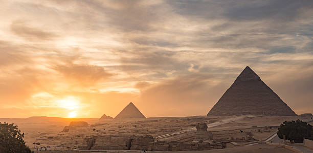 istock Egypt. Cairo - Giza. General view of pyramids 490013804