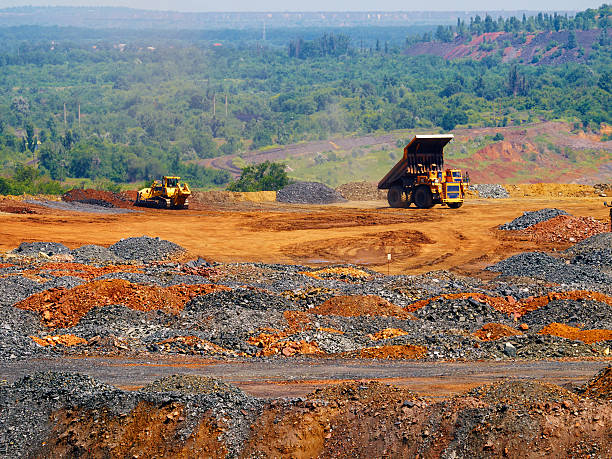 istock Landfill of depleted ore 490015196