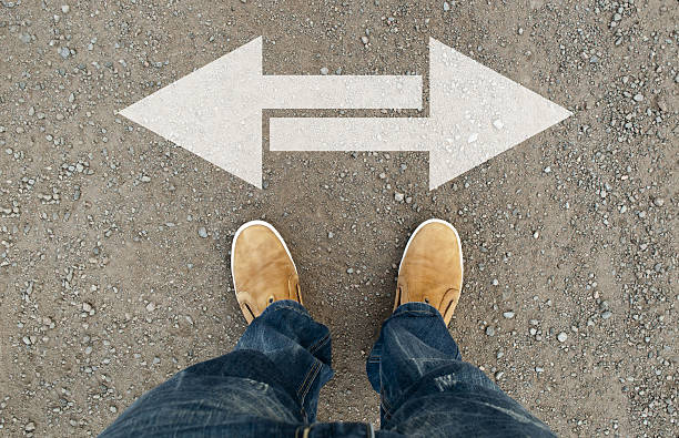 istock Yellow boots on the road 490017526
