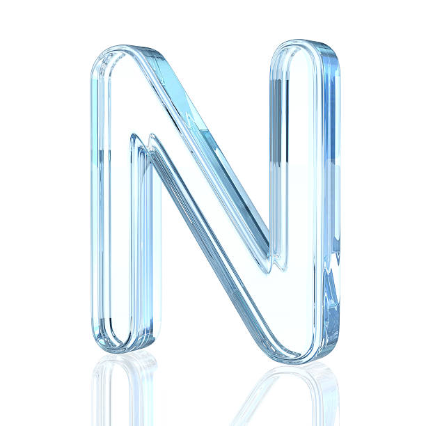 istock Glass Alphabet Letter N 490020776