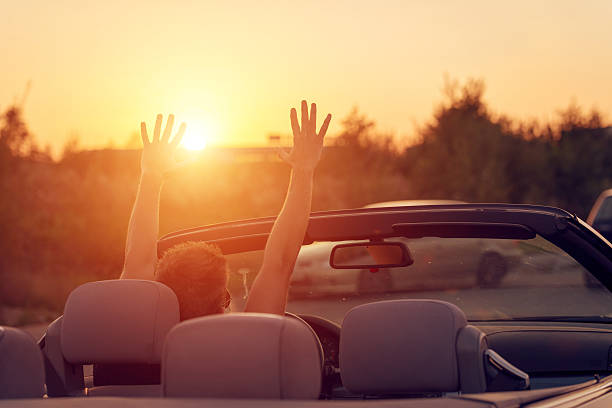 istock Happy man looking at the sunset 490022784