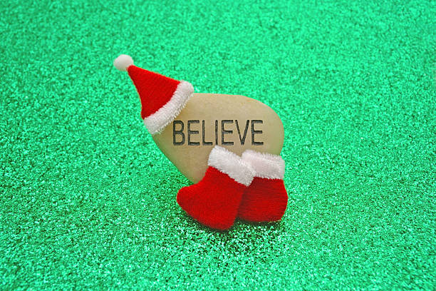Believe in Santa Claus Concept Image stock photo