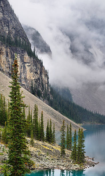 istock Waters Edge Moraine Lake 490043462