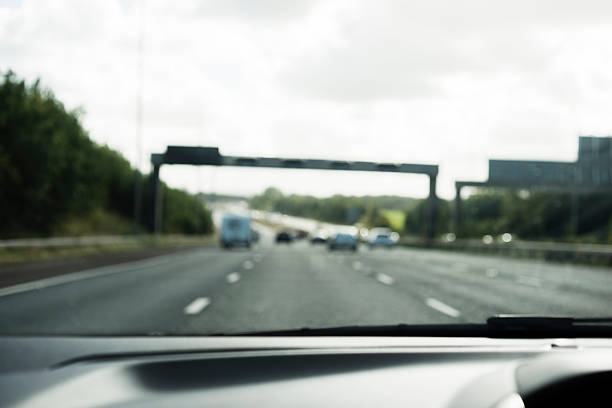 istock Defocused UK Motorway through car windscreen 490048134