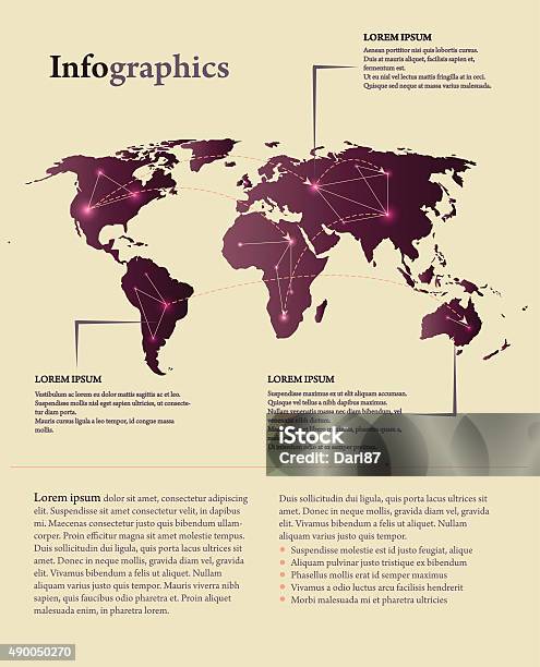 Infographic Stock Illustration - Download Image Now - 2015, Africa, Asia