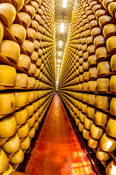 istock Italian Parmagiano Reggiano cheese aging 490051750