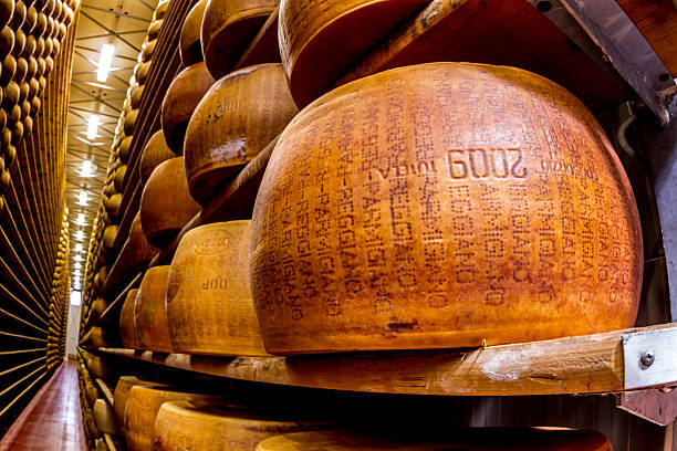 istock Italian Parmagiano Reggiano cheese aging 490051782