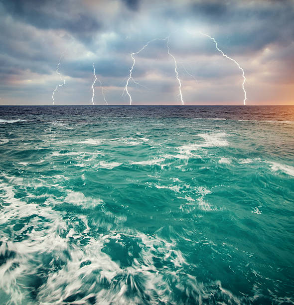 istock Storm on the sea 490055278