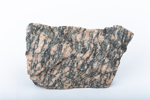 metamorphic gneiss rock texture
