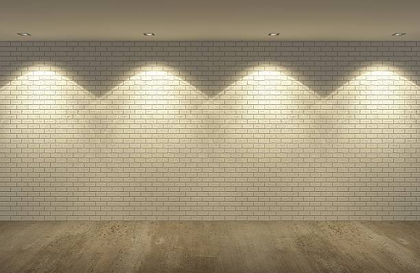 istock old brick wall with concrete floor at night,3d 490064999