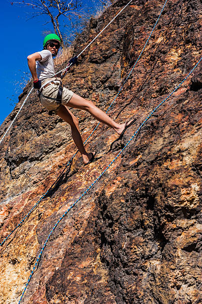 climbing stock photo