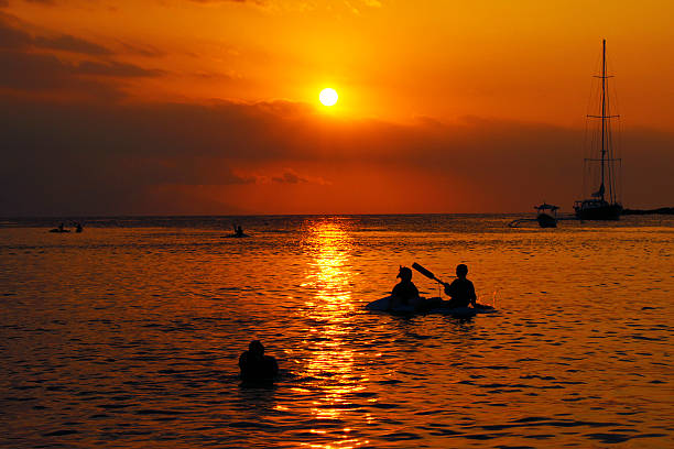 Sunset Lombok Island Indonesia