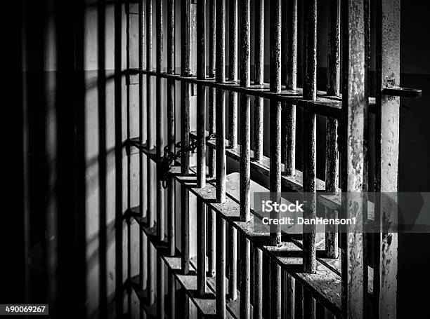 Prison Cell Bars Stock Photo - Download Image Now - Prison, Prison Cell, Prisoner