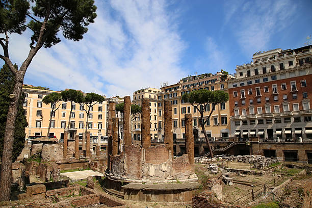 Largo di Torre Argentina in Rome, Italy